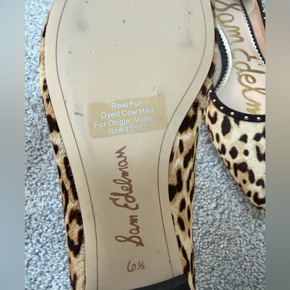 Sam Edelman “Rini” Leopard Print Flats - Picture 4 of 4